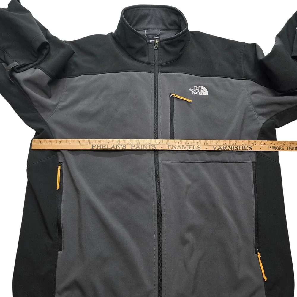 The North Face Apex Bionic Softshell Jacket Black Grey Mens XXL